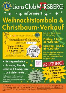 Weihnachtstombola & Christbaum-Verkauf